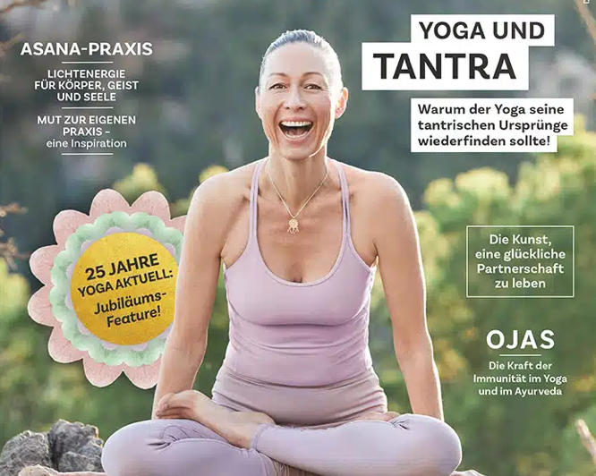Danke, Yoga Aktuell, für das fröhliche Tielshooting mit unserem Dancing Shiva.