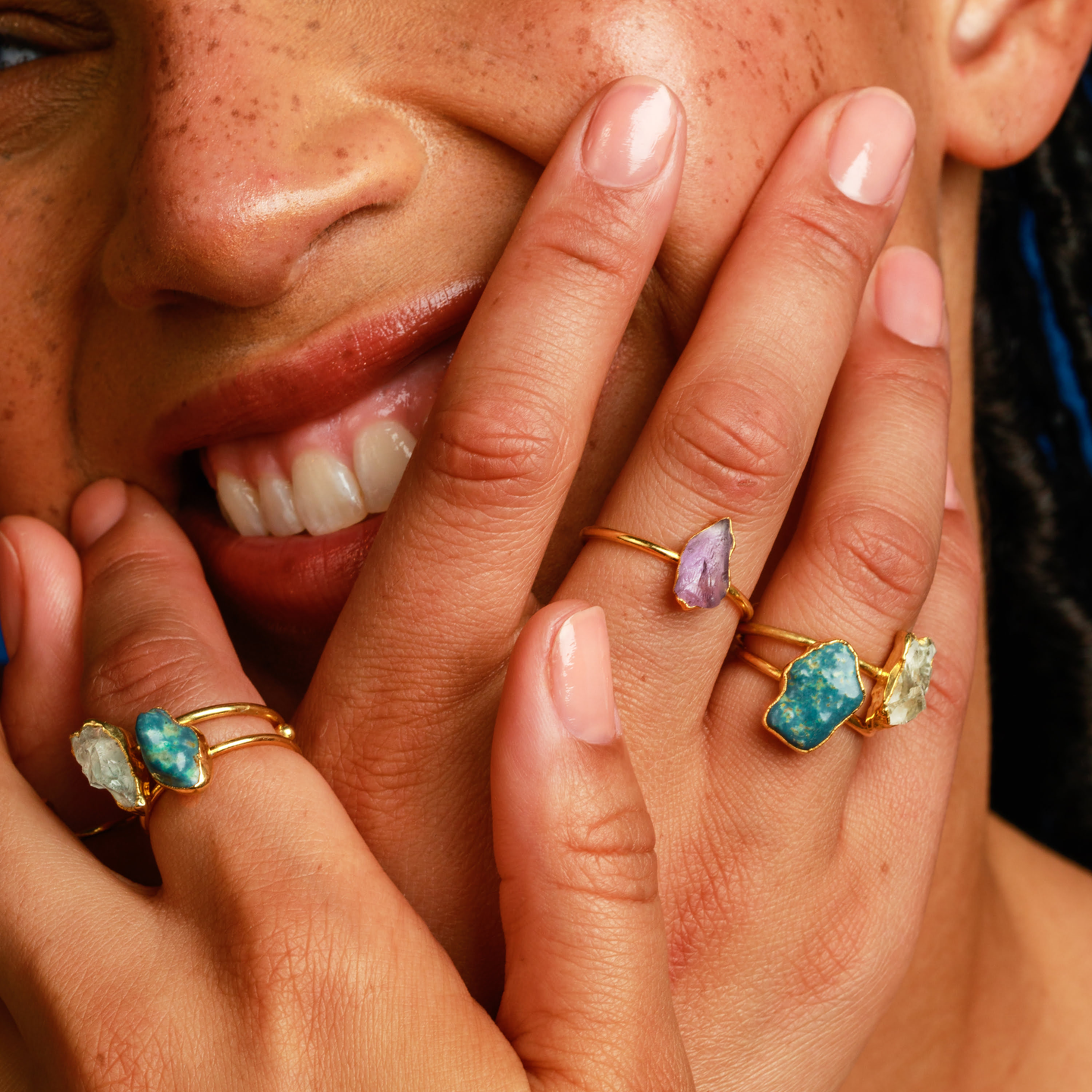 Yoga Schmuck Ringe und Ohrringe von hoffnungsträger Hamburg.