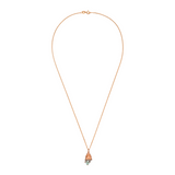 Buddha necklace “Pure Happiness” rose gold