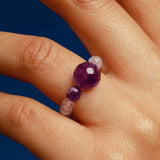 Chakra Ring „Kronenchakra” Amethyst