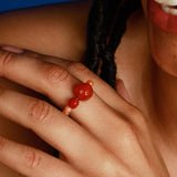 Chakra Ring „Sakralchakra“ Karneol