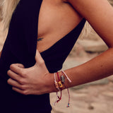 Give, Love &amp; Hope Happy Bracelet, rose gold
