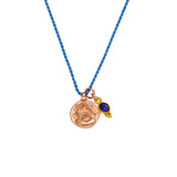 Sternzeichen Kette Jungfrau mit Saphir aus Sterlingsilber oder vergoldet. Symbol für Weisheit, Klarheit, Achtsamkeit und die Verbindung zu deiner Seele. ✨💙