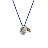 Sternzeichen Kette Schütze mit hellblauem Chalcedon in Silber oder Gold. Symbol für Freiheit, Optimismus, Wachstum und den Mut, deinem Herzen zu folgen. ✨♐️💙