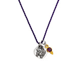 Sternzeichen Kette Skorpion mit Amethyst aus Silber oder vergoldetem Sterlingsilber. Symbol für Intuition, Transformation und innere Stärke.