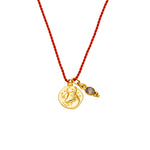 Sternzeichen Kette Stier mit Rosenquarz aus 925er Silber oder vergoldet. Symbol für Liebe, Beständigkeit, Vertrauen und Herzenswärme.
