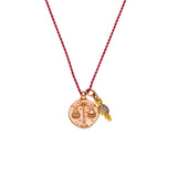 Sternzeichen Kette Waage mit Rosenquarz. Symbol für Liebe, Harmonie und innere Balance. Bedeutungsvoller Schmuck aus Sterlingsilber für Waagen. ✨♎️🩷
