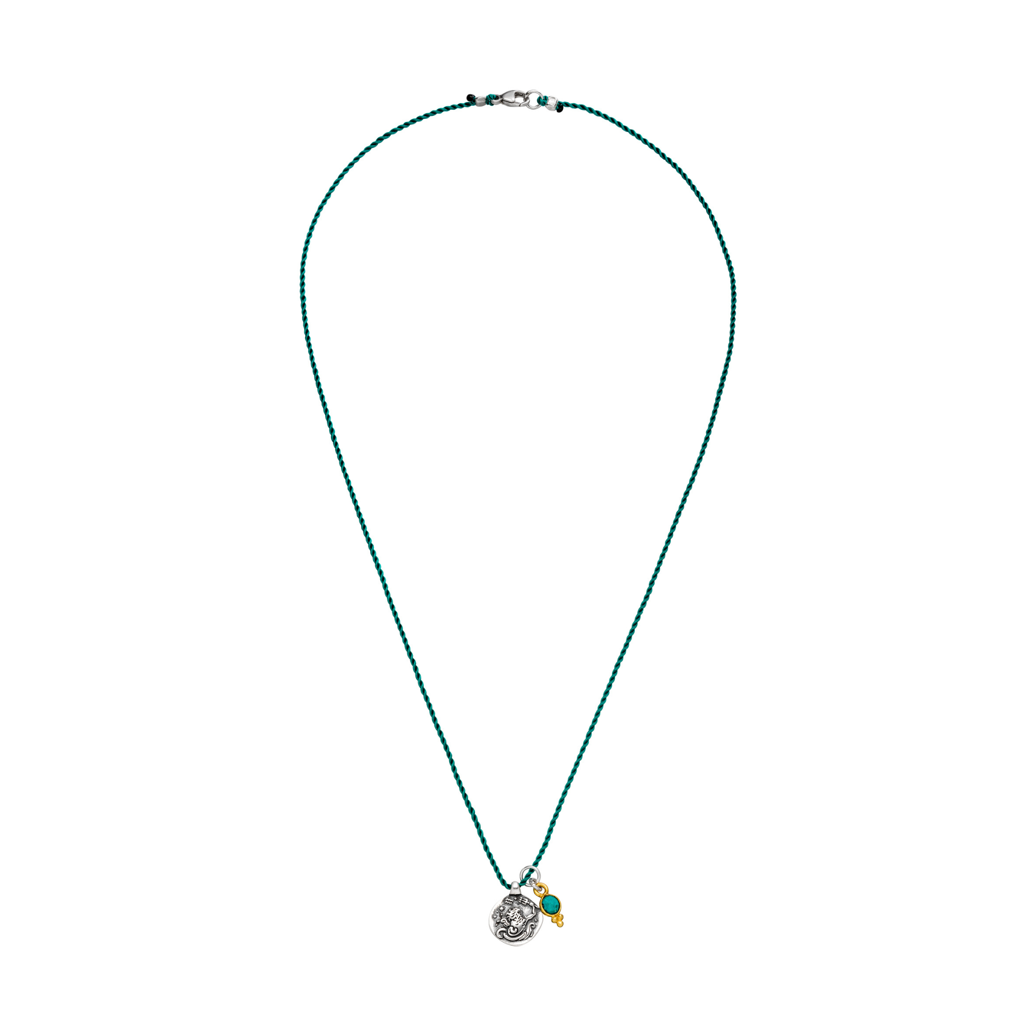 Sternzeichen Kette Wassermann mit Türkis und Silber. Symbol für Freiheit, Selbstausdruck und innere Stärke – für alle, die ihren eigenen Weg gehen.