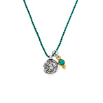 Sternzeichen Kette Wassermann mit Türkis und Silber. Symbol für Freiheit, Selbstausdruck und innere Stärke – für alle, die ihren eigenen Weg gehen.