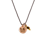 Sternzeichen Kette Zwilling mit Tigerauge aus 925er Silber oder vergoldetem Silber. Symbol für Freiheit, Kreativität, Klarheit und innere Stärke.