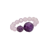 Chakra Ring „Kronenchakra” Amethyst