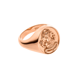 Ganesha Statement Siegelring, Roségold