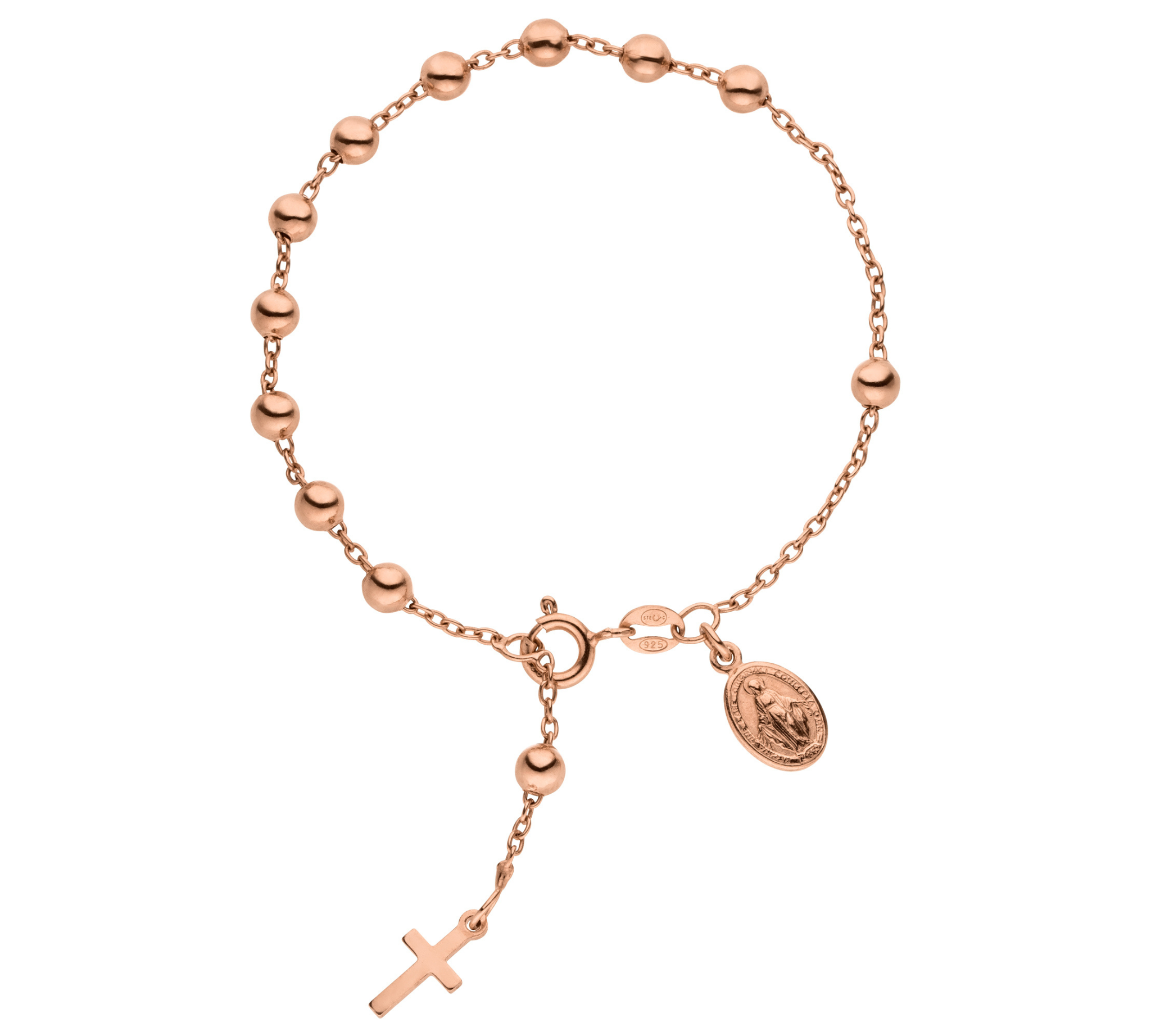 Das Armband „Prayer“ verbindet feine Kette und Rosenkranz-Details – ein stiller Segen, der Liebe, Schutz und Zuversicht im Alltag schenkt.
