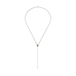 Moderne Rosenkranzkette aus Sterling Silber mit Citrin, Madonna-Amulett & Kreuz. Spirituelles Schmuckstück für Schutz und Klarheit.