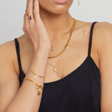 Magic Moon Motivational Bracelet, Gold