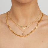Magic Moon Motivational Necklace Gold