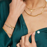 Magic Moon Happy Bracelet Gold