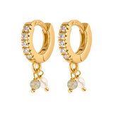 Kleine Klappcreolen „Shine bright“ Gold