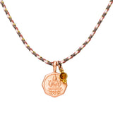 Lakshmi necklace abundance &amp; beauty rose gold