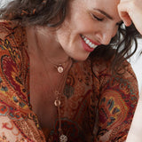 Love Chain Lakshmi with toggle clasp, rosé 