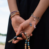 Armband „Soul wings“ - Lavendelquarz, Rosé