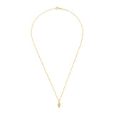 March birthstone necklace aquamarine