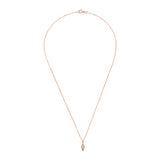 March birthstone necklace aquamarine