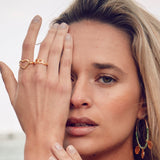 Open Heart Ring Rose Gold