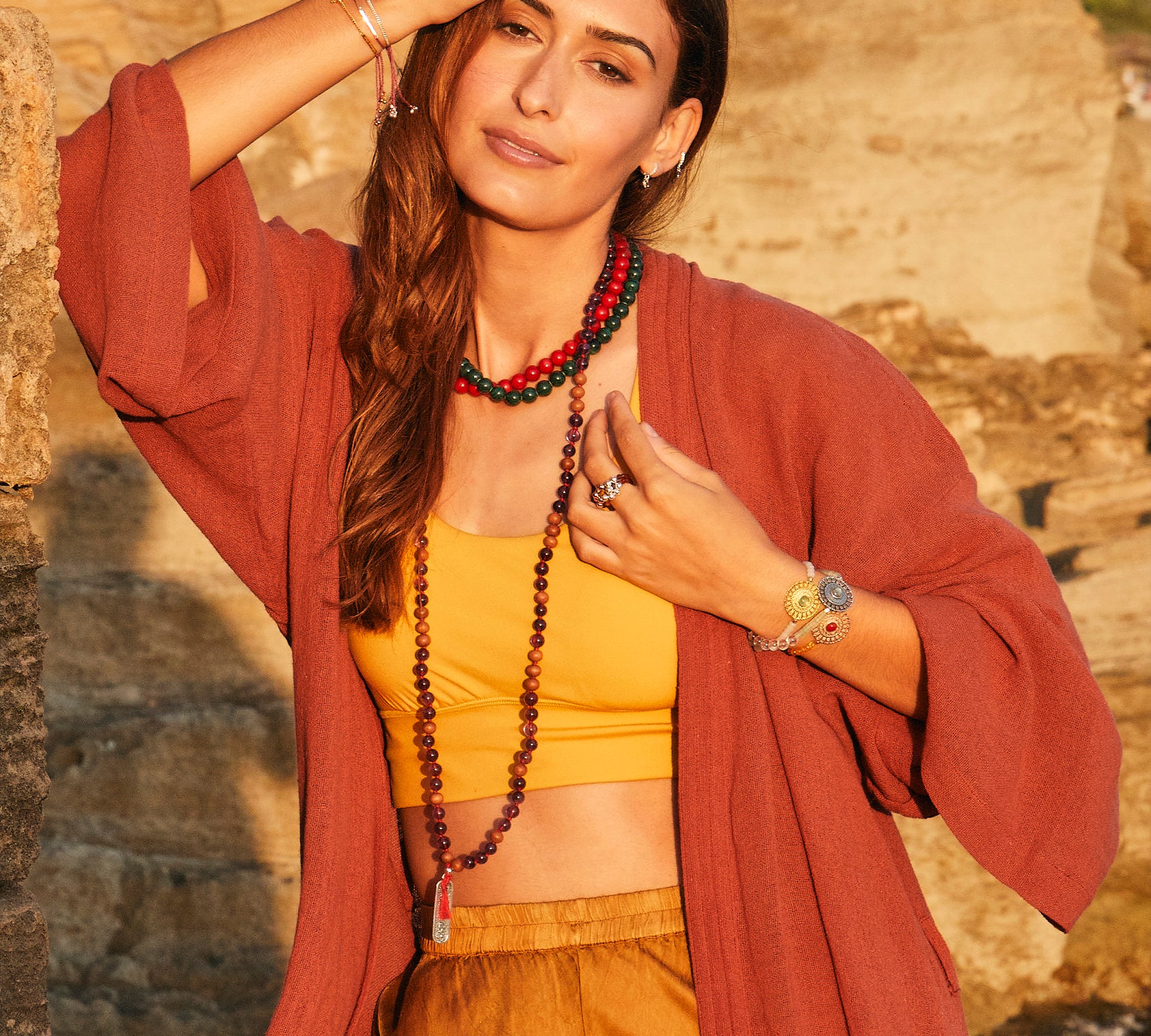 Orientroter Kimono made in Bali