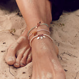Anklet “Tears” rose gold