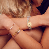 Mantra bangle “Lokah Samastah” rose gold