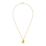 Goldene Auge Kette 925 Silber 18K vergoldet. Mit drei Edelsteinen. 45 cm lang. Schutz vor dem bösen Blick.