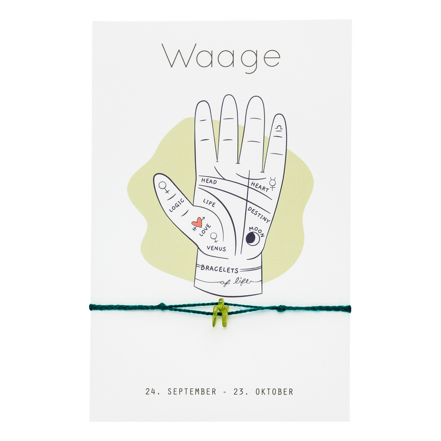 Sternzeichen Armband „Waage“