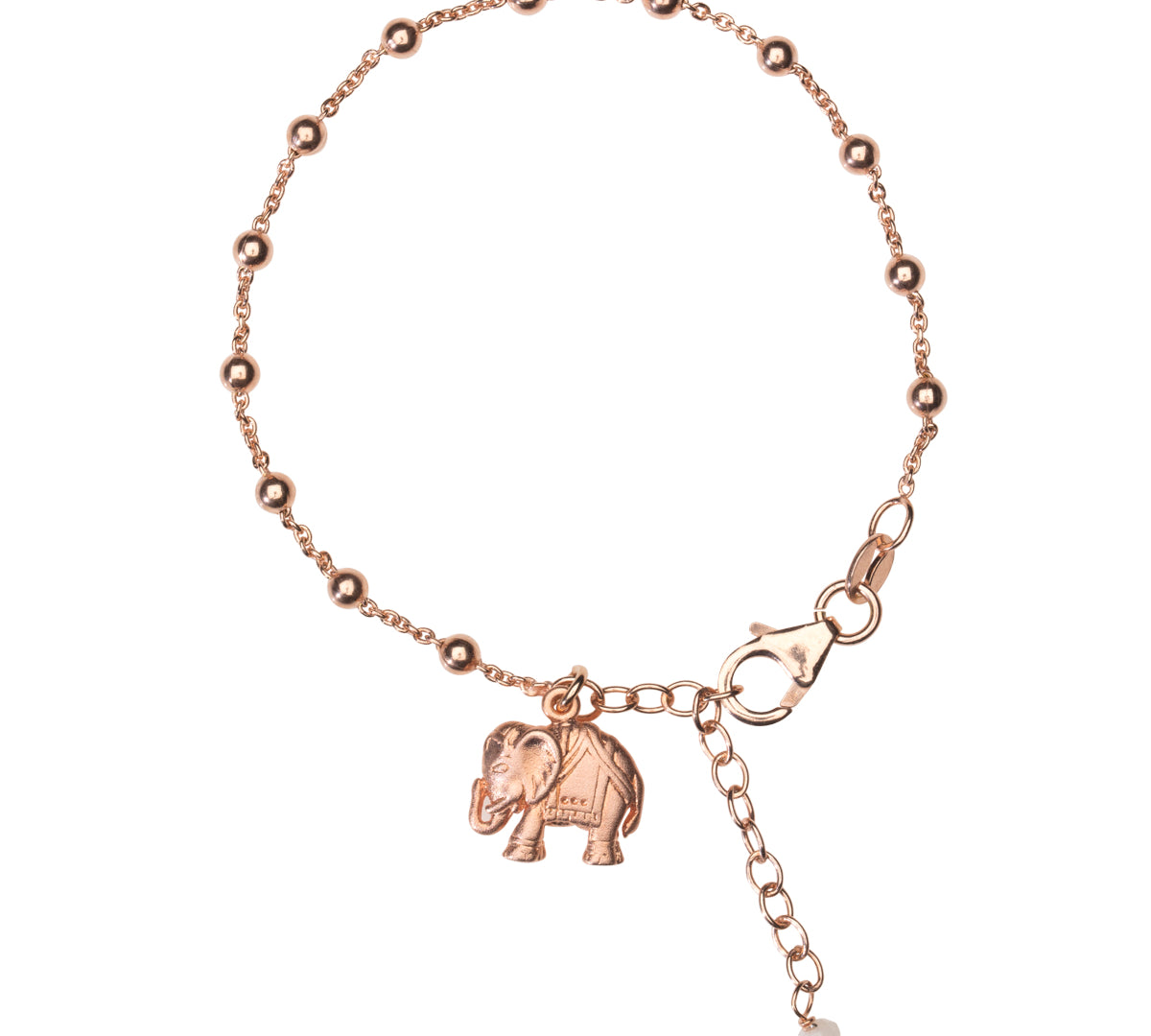 Armband Elefant Power 925 Silber Rosévergoldet