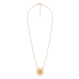Love Chain with Mandala &amp; Rose Quartz, Gold 