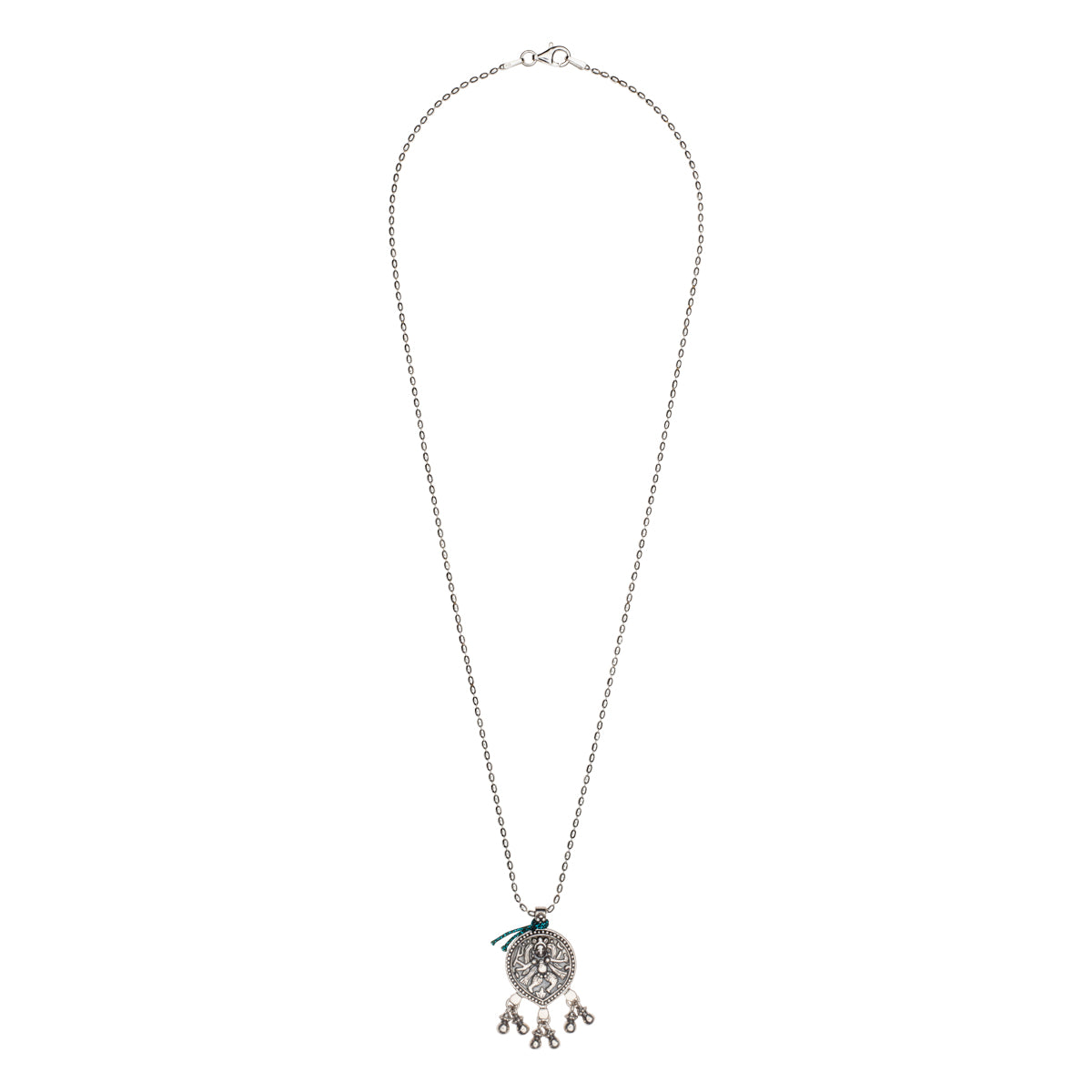 Shiva Kette 925 Silber mit bedeutungsvollem Shiva Anhänger. Spirituelle Yoga Kette.