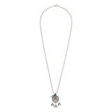 Shiva Kette 925 Silber mit bedeutungsvollem Shiva Anhänger. Spirituelle Yoga Kette.