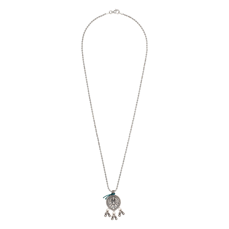 Spirituelle Kette mit bedeutungsvollem Shiva Anhänger in Sterlingsilber.