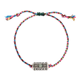 Give, Love & Hope Happy Armband, Silber