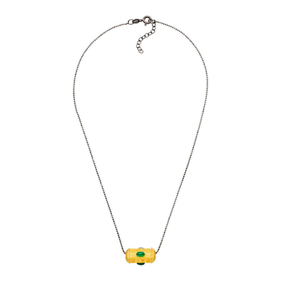 Give, Love & Hope BLACK CHAIN, Gold