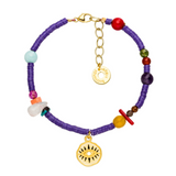Protective bracelet “Eye”, purple