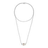 Give, Love &amp; Hope Wrap, Silver