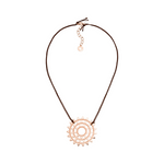 Choker Kette mit rosegoldenen Anhänger als Yoga Schmuck