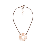 Choker Kette mit rosegoldenen Anhänger als Yoga Schmuck