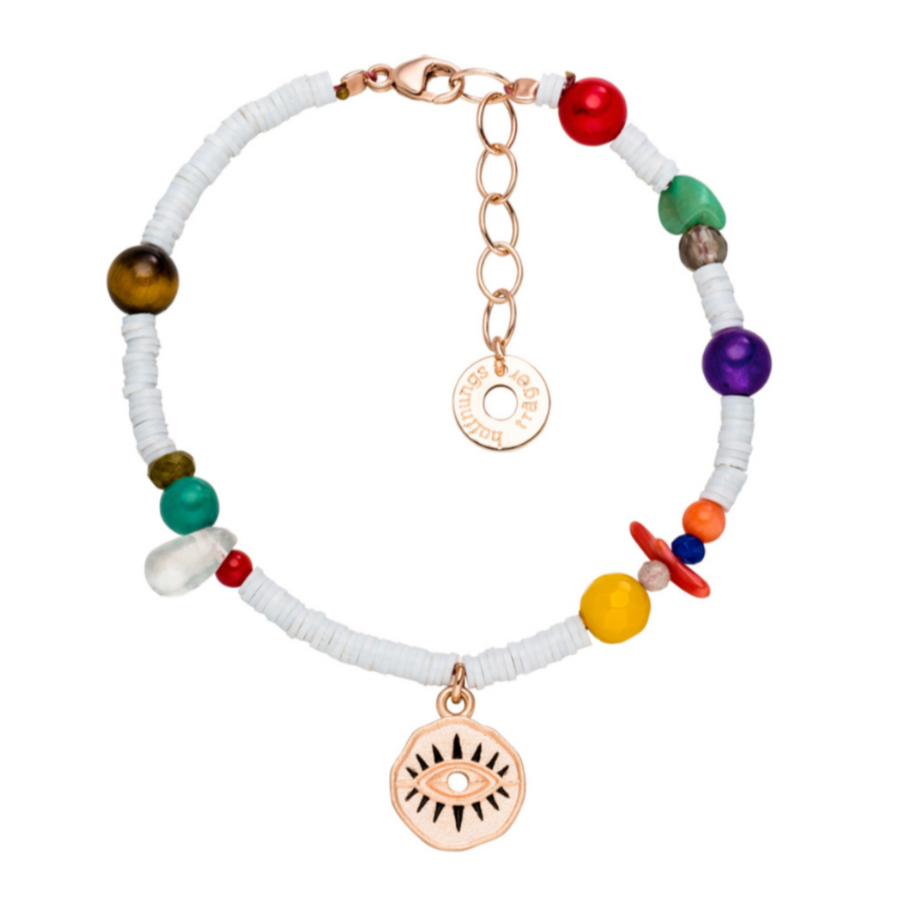 Eye protection bracelet, white