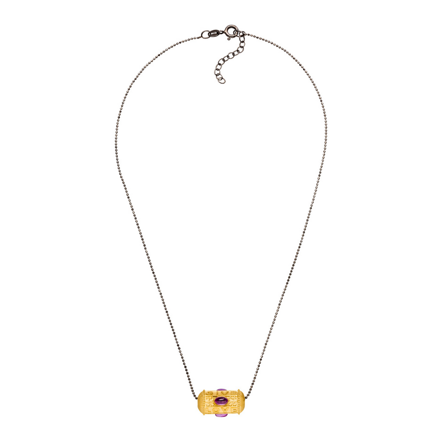 Give, Love & Hope BLACK CHAIN, Gold