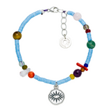 Protection bracelet “Eye”, aqua