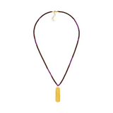 “Good Karma” vintage necklace, gold