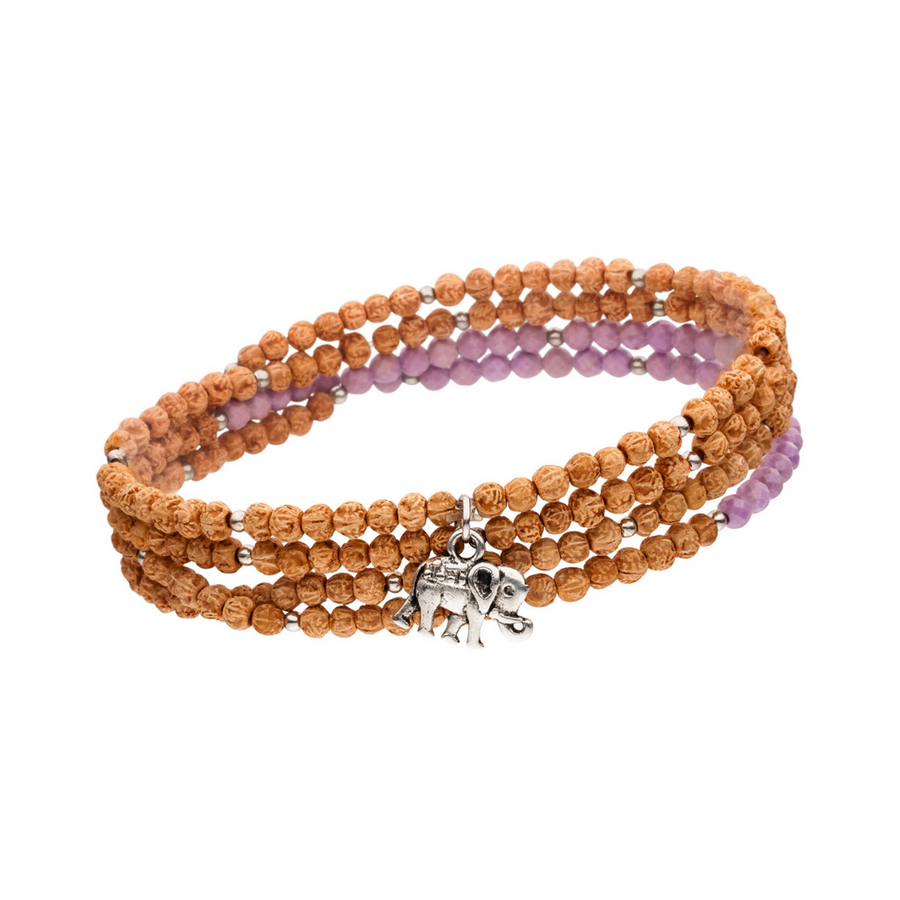 Rudrani Power-Wrap, Messing & Rhodonit