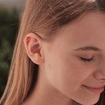 925er Silber Ear Cuffs in zwei Designs von hoffnungsträger Schmuck.